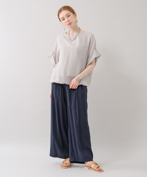 クロシェ　CLOCHE Tシャツ プルオーバー　レディース　未使用品 earth music&ecology tシャツ クロシェ風プルオーバー