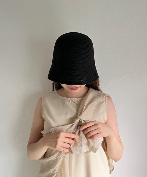 セール【Chloe】コーデのアクセントに☆メリル ハット Chloe クロエ バケットハット WOODY ウッディ CHC24SD079DD1