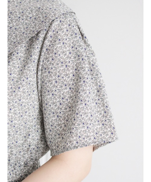 ehka sopo(エヘカソポ)の「小花柄ワンピース(ワンピース・レディース・ブラック/オフホワイト/キナリ・フリ-)」の16枚目の写真