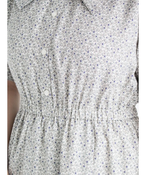 ehka sopo(エヘカソポ)の「小花柄ワンピース(ワンピース・レディース・ブラック/オフホワイト/キナリ・フリ-)」の17枚目の写真