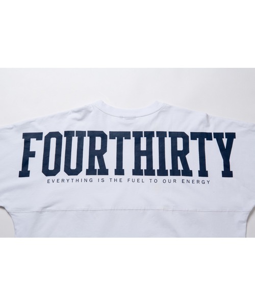 430（フォーサーティ）の「【430】S/S BIG LOGO C&S（Tシャツ/カットソー・メンズ・ホワイト/ブラック/パープル・1/2/3）」の11枚目の写真