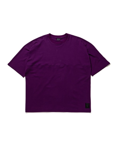 430（フォーサーティ）の「【430】S/S BIG LOGO C&S（Tシャツ/カットソー・メンズ・ホワイト/ブラック/パープル・1/2/3）」の8枚目の写真