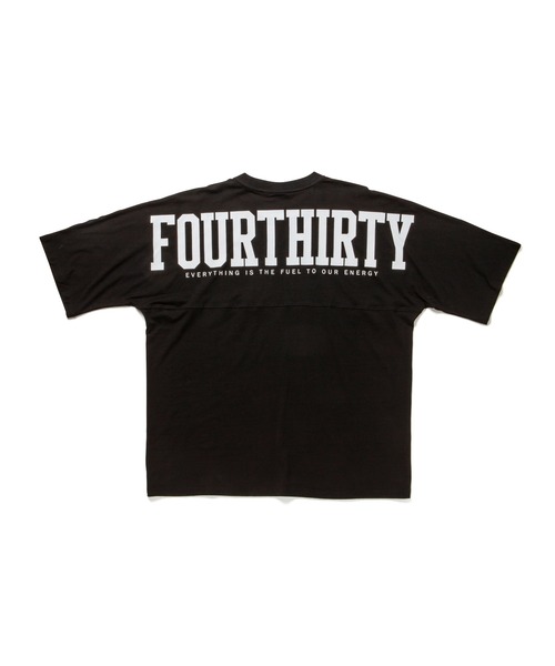 430（フォーサーティ）の「【430】S/S BIG LOGO C&S（Tシャツ/カットソー・メンズ・ホワイト/ブラック/パープル・1/2/3）」の5枚目の写真