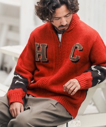 mcg3078-【HIMALAYAN CLIMBERS HAND-KNIT】手編みカウチンニット カーディガン(CAHCK-F43 )