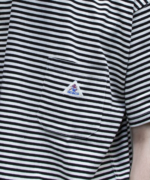 GEVACO(ゲバコ)の「【GEVACO/ゲバコ】オープンエンド度詰め天竺 半袖ポケット付きTシャツ(Tシャツ/カットソー・メンズ・チャコールグレー/ベージュ/オフホワイト/ピンク/ブラック系その他3/ブルー系その他3/ベージュ系その他3・S/M/L)」の12枚目の写真