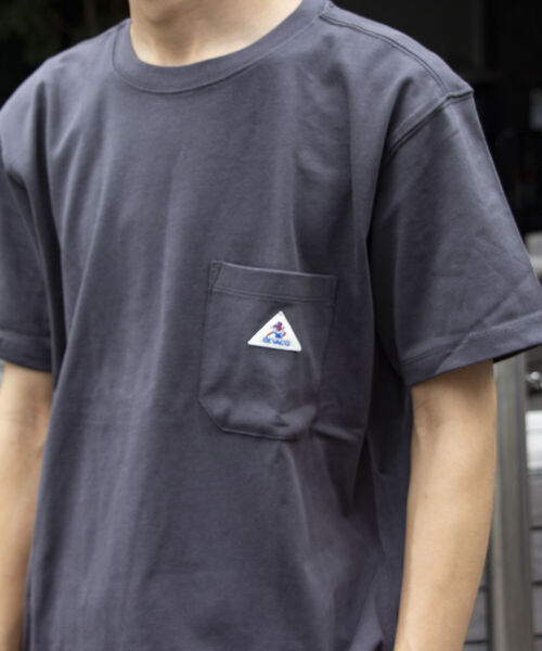 GEVACO(ゲバコ)の「【GEVACO/ゲバコ】オープンエンド度詰め天竺 半袖ポケット付きTシャツ(Tシャツ/カットソー・メンズ・チャコールグレー/ベージュ/オフホワイト/ピンク/ブラック系その他3/ブルー系その他3/ベージュ系その他3・S/M/L)」の15枚目の写真
