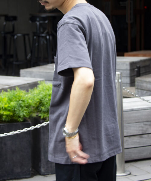 GEVACO(ゲバコ)の「【GEVACO/ゲバコ】オープンエンド度詰め天竺 半袖ポケット付きTシャツ(Tシャツ/カットソー・メンズ・チャコールグレー/ベージュ/オフホワイト/ピンク/ブラック系その他3/ブルー系その他3/ベージュ系その他3・S/M/L)」の18枚目の写真