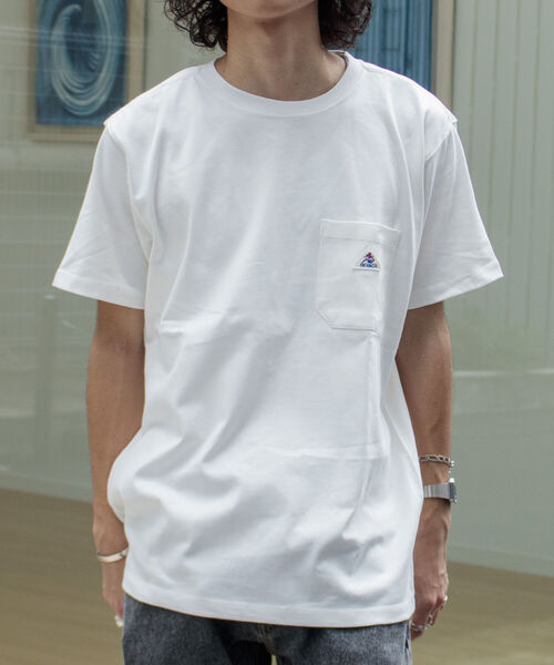 GEVACO(ゲバコ)の「【GEVACO/ゲバコ】オープンエンド度詰め天竺 半袖ポケット付きTシャツ(Tシャツ/カットソー・メンズ・チャコールグレー/ベージュ/オフホワイト/ピンク/ブラック系その他3/ブルー系その他3/ベージュ系その他3・S/M/L)」の20枚目の写真