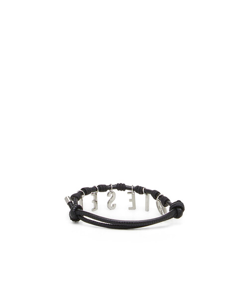 Diesel チャーム　ブレスレット DIESEL（ディーゼル）の「レディース レザー レターチャーム