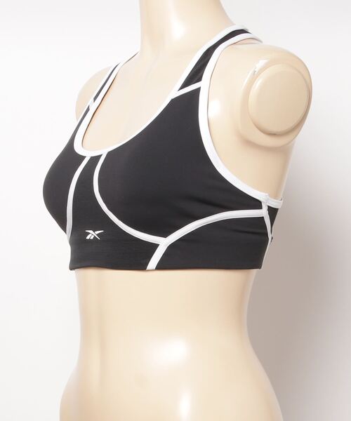 Reebok(リーボック)の「ラックス レーサー カラーブロック パデッドブラ / Lux Racer Colorblocked Padded Bra(スポーツブラ・レディース・パープル/ブラック/グリーン・LARGE/MEDIUM/SMALL/X-LARGE/X-SMALL)」の16枚目の写真