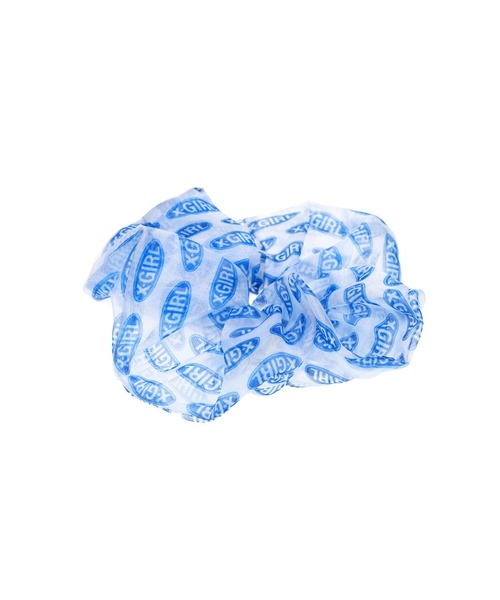 X-girl（エックスガール）の「OVAL LOGO HAIR TIE（シュシュ・レディース・ホワイト/ブラック・ONESIZE）」の8枚目の写真