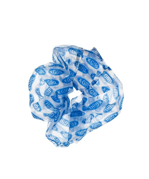 X-girl（エックスガール）の「OVAL LOGO HAIR TIE（シュシュ・レディース・ホワイト/ブラック・ONESIZE）」の9枚目の写真