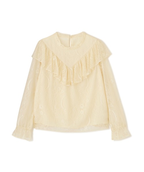 PROPORTION BODY DRESSING（プロポーションボディドレッシング）の「ギャザーフリルレースブラウス / 1212210901（シャツ/ブラウス・レディース・ブラウン系その他/ホワイト系その他/ブルー・FREE）」の18枚目の写真