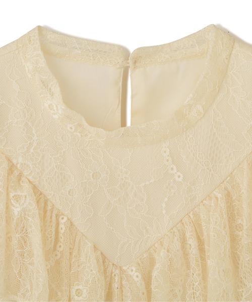 PROPORTION BODY DRESSING（プロポーションボディドレッシング）の「ギャザーフリルレースブラウス / 1212210901（シャツ/ブラウス・レディース・ブラウン系その他/ホワイト系その他/ブルー・FREE）」の16枚目の写真