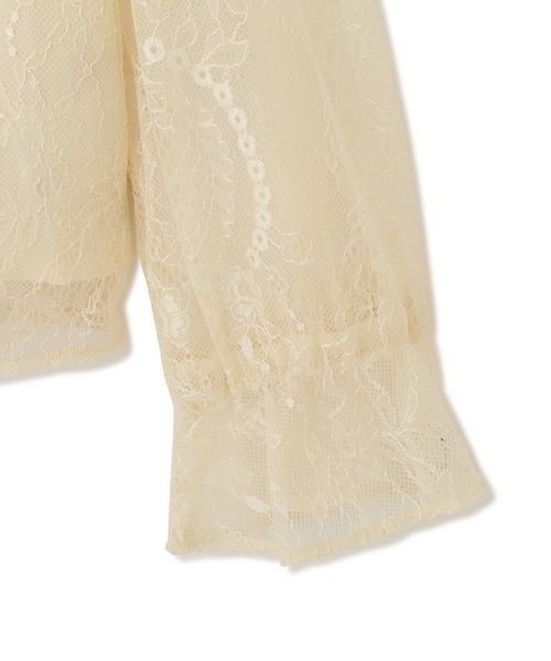 PROPORTION BODY DRESSING（プロポーションボディドレッシング）の「ギャザーフリルレースブラウス / 1212210901（シャツ/ブラウス・レディース・ブラウン系その他/ホワイト系その他/ブルー・FREE）」の14枚目の写真