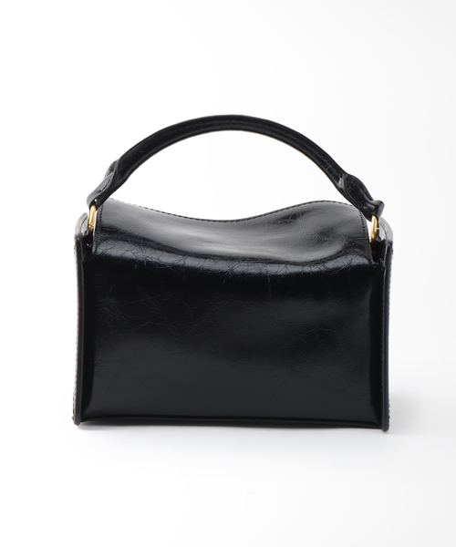 DECKE(デッケ)の「【DECKE/デッケ】ACCORDIAN MINI BAG(ショルダーバッグ・レディース・ブラック・FREE)」の3枚目の写真