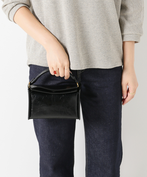 DECKE(デッケ)の「【DECKE/デッケ】ACCORDIAN MINI BAG(ショルダーバッグ・レディース・ブラック・FREE)」の16枚目の写真