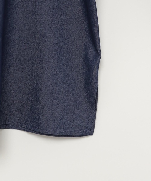 Heather（ヘザー）の「ボリュームスリーブスリットシャツ　167412（シャツ/ブラウス・レディース・ライトブルー/ブラック/ピンク/インディゴブルー/アイボリー・FREE）」の11枚目の写真