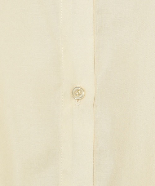 Heather（ヘザー）の「ボリュームスリーブスリットシャツ　167412（シャツ/ブラウス・レディース・ライトブルー/ブラック/ピンク/インディゴブルー/アイボリー・FREE）」の16枚目の写真