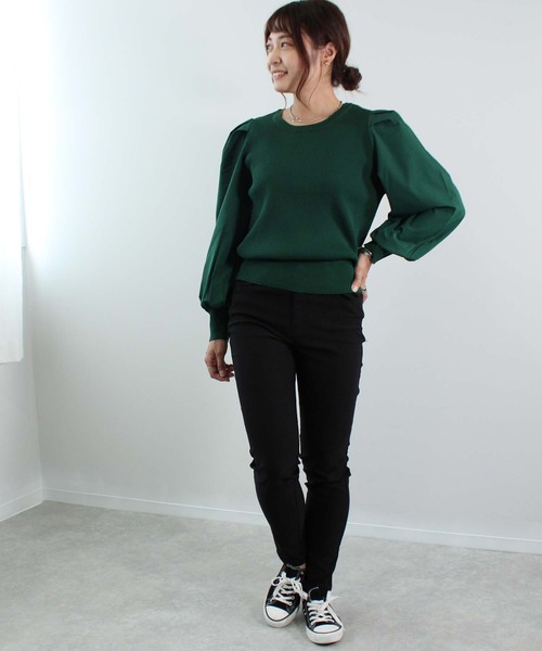 toucher du brise（トゥシェドブリーズ）の「【美脚が止まらない！】ストレッチスキニーパンツ（その他パンツ・レディース・ブラック/ベージュ/グレー/カーキ・61/64/67）」の5枚目の写真