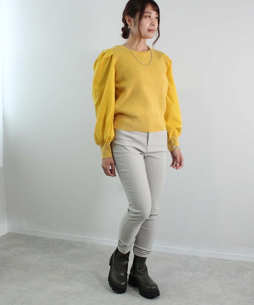 toucher du brise（トゥシェドブリーズ）の「【美脚が止まらない！】ストレッチスキニーパンツ（その他パンツ・レディース・ブラック/ベージュ/グレー/カーキ・61/64/67）」の10枚目の写真