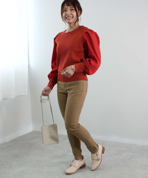 toucher du brise（トゥシェドブリーズ）の「【美脚が止まらない！】ストレッチスキニーパンツ（その他パンツ・レディース・ブラック/ベージュ/グレー/カーキ・61/64/67）」の12枚目の写真