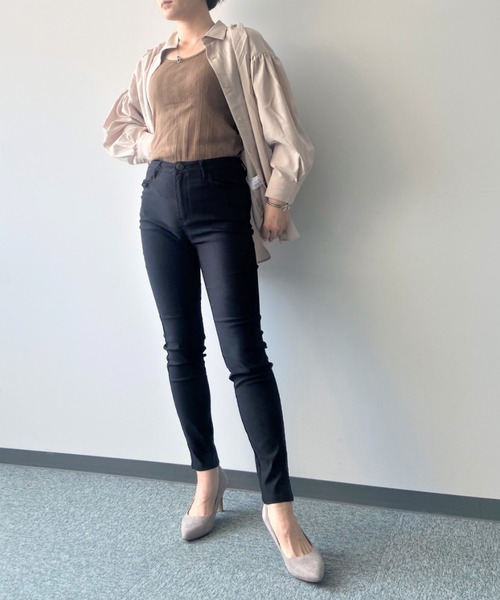 toucher du brise（トゥシェドブリーズ）の「【美脚が止まらない！】ストレッチスキニーパンツ（その他パンツ・レディース・ブラック/ベージュ/グレー/カーキ・61/64/67）」の20枚目の写真