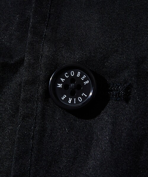 FREAK'S STORE（フリークスストア）の「WEB限定 MACOBER×FREAK'S STORE/マコバー 別注 スタンドカラー ショートジャケット/カバーオール（カバーオール・メンズ・ブラック/ベージュ/オリーブ・SMALL/MEDIUM/LARGE）」の19枚目の写真