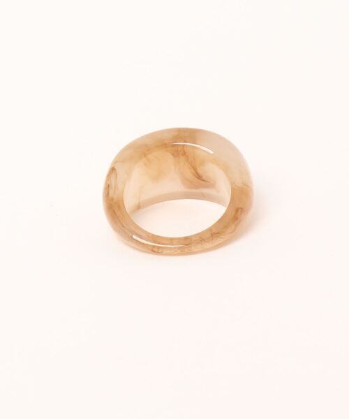 IAMUSE(アイアミューズ)の「クリアリング S0793【IAMUSE】(リング・レディース・クリア/クリアブラウン・FREE)」の14枚目の写真