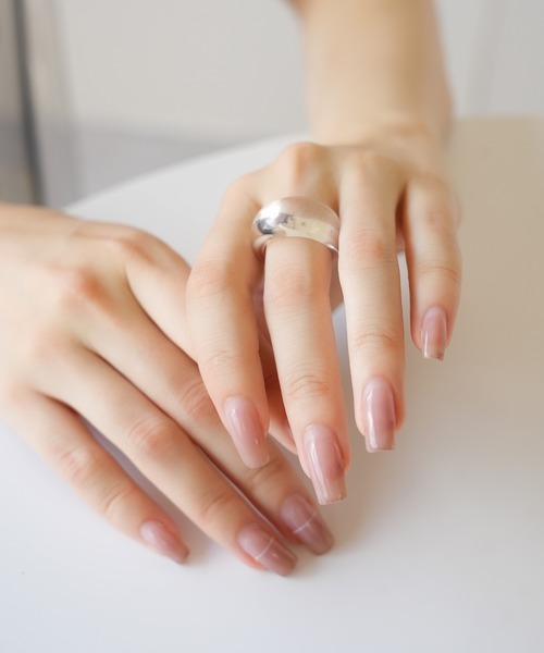 IAMUSE(アイアミューズ)の「クリアリング S0793【IAMUSE】(リング・レディース・クリア/クリアブラウン・FREE)」の5枚目の写真