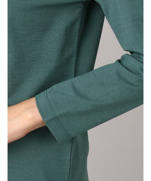 Perfect Suit FActory（パーフェクトスーツファクトリー）の「【SPALDING】ラウンドネックプルオーバー　グリーン/ホワイト（シャツ/ブラウス・レディース・グリーン/ホワイト・L/S/M）」の9枚目の写真