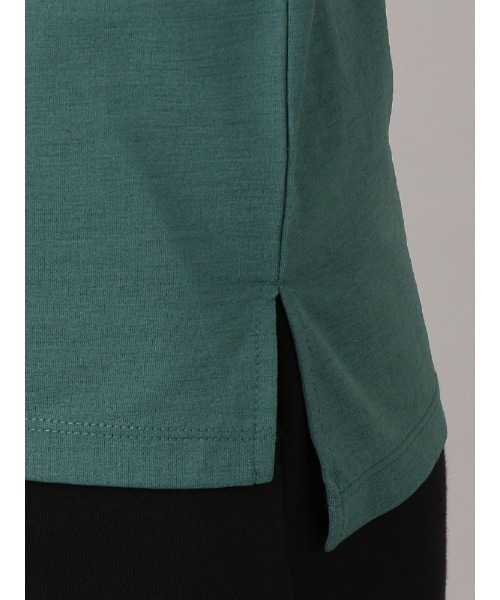 Perfect Suit FActory（パーフェクトスーツファクトリー）の「【SPALDING】ラウンドネックプルオーバー　グリーン/ホワイト（シャツ/ブラウス・レディース・グリーン/ホワイト・L/S/M）」の10枚目の写真