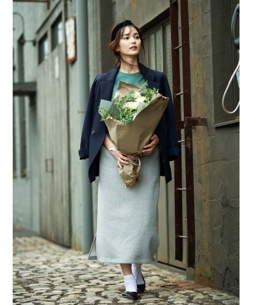 Perfect Suit FActory（パーフェクトスーツファクトリー）の「【SPALDING】ラウンドネックプルオーバー　グリーン/ホワイト（シャツ/ブラウス・レディース・グリーン/ホワイト・L/S/M）」の13枚目の写真