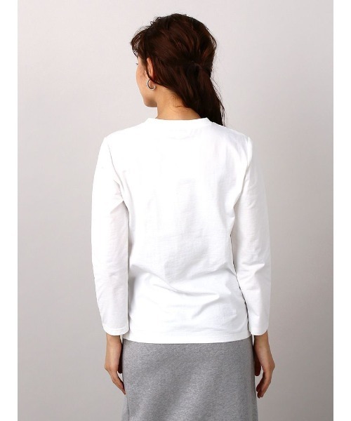 Perfect Suit FActory（パーフェクトスーツファクトリー）の「【SPALDING】ラウンドネックプルオーバー　グリーン/ホワイト（シャツ/ブラウス・レディース・グリーン/ホワイト・L/S/M）」の17枚目の写真