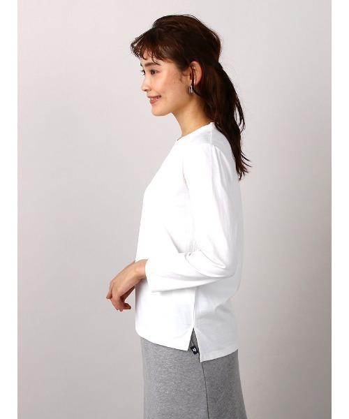 Perfect Suit FActory（パーフェクトスーツファクトリー）の「【SPALDING】ラウンドネックプルオーバー　グリーン/ホワイト（シャツ/ブラウス・レディース・グリーン/ホワイト・L/S/M）」の18枚目の写真