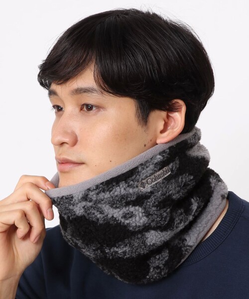 Columbia（コロンビア）の「ゲシュモズルネックゲイター（ネックウォーマー/スヌード・メンズ・オレンジ/グレー/グリーン/ベージュ/ブラック/ネイビー/オレンジ系その他/ダークブルー/モスグリーン/ライトグレー/ブラック×グレー/サンドベージュ・ONE SIZE）」の4枚目の写真
