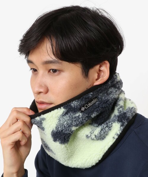 Columbia（コロンビア）の「ゲシュモズルネックゲイター（ネックウォーマー/スヌード・メンズ・オレンジ/グレー/グリーン/ベージュ/ブラック/ネイビー/オレンジ系その他/ダークブルー/モスグリーン/ライトグレー/ブラック×グレー/サンドベージュ・ONE SIZE）」の2枚目の写真