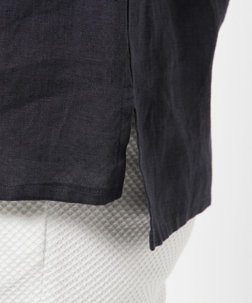 23区（ニジュウサンク）の「コルトレイクリネン ノースリーブブラウス（シャツ/ブラウス・レディース・ホワイト系/ネイビー系・40/38）」の9枚目の写真