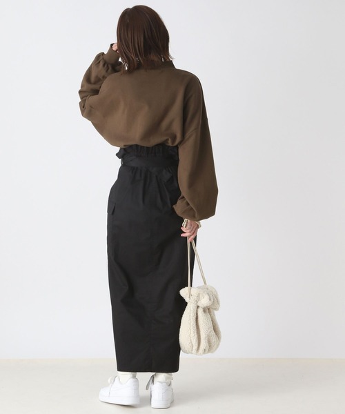 Heather(ヘザー)の「エンボススウェットプルオーバー 171538(スウェット・レディース・ブラック/ブラウン/オフホワイト・FREE)」の16枚目の写真