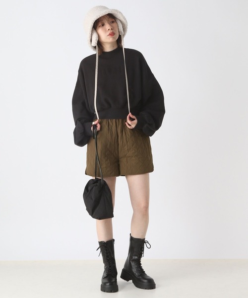 Heather(ヘザー)の「エンボススウェットプルオーバー 171538(スウェット・レディース・ブラック/ブラウン/オフホワイト・FREE)」の19枚目の写真