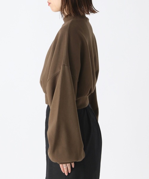 Heather(ヘザー)の「エンボススウェットプルオーバー 171538(スウェット・レディース・ブラック/ブラウン/オフホワイト・FREE)」の5枚目の写真