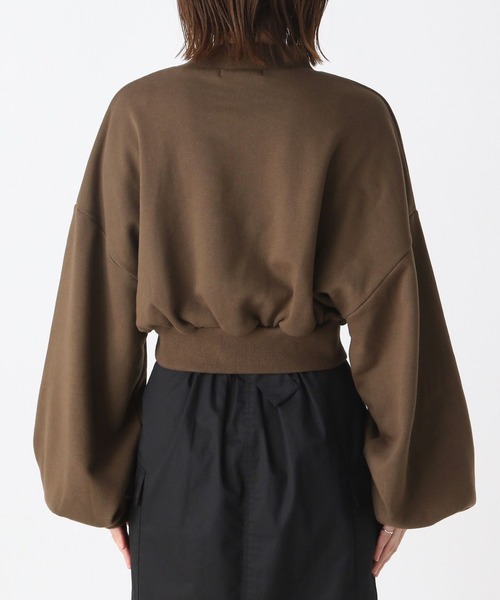 Heather(ヘザー)の「エンボススウェットプルオーバー 171538(スウェット・レディース・ブラック/ブラウン/オフホワイト・FREE)」の6枚目の写真