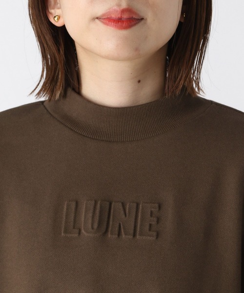 Heather(ヘザー)の「エンボススウェットプルオーバー 171538(スウェット・レディース・ブラック/ブラウン/オフホワイト・FREE)」の7枚目の写真