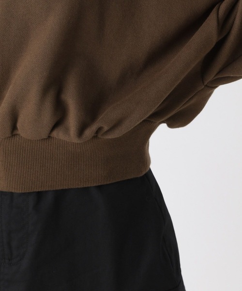 Heather(ヘザー)の「エンボススウェットプルオーバー 171538(スウェット・レディース・ブラック/ブラウン/オフホワイト・FREE)」の9枚目の写真