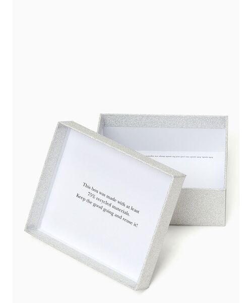 Kate Spade ギフトボックス 小型 白黒チェック