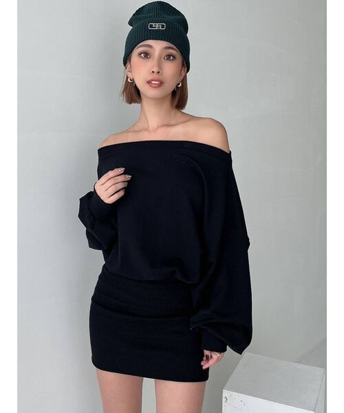 GYDA（ジェイダ）の「GG plate ニットキャップ（ニットキャップ/ビーニー・レディース・グリーン/オフホワイト/ブラック・FREE）」の11枚目の写真