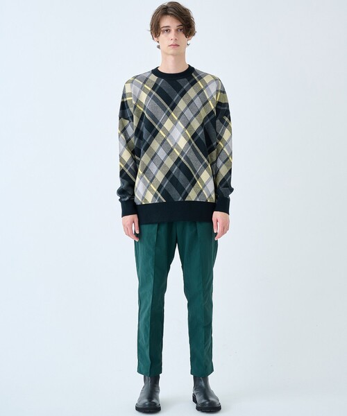 CITY TOKYO（シティトウキョウ）の「CROSS OVERチェックニット（ニット 