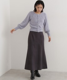 NATURAL BEAUTY BASIC | メルトンライクマーメイドスカート(スカート)