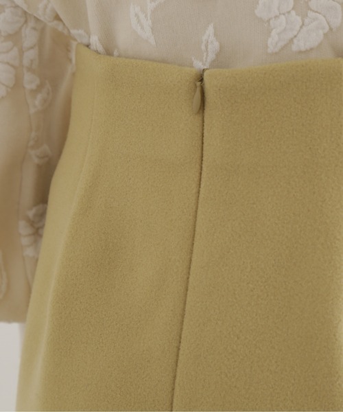 NATURAL BEAUTY BASIC(ナチュラルビューティーベーシック)の「メルトンライクマーメイドスカート(スカート・レディース・ピンク/イエロー/チャコールグレー・SMALL/MEDIUM)」の19枚目の写真