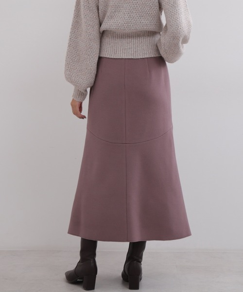 NATURAL BEAUTY BASIC(ナチュラルビューティーベーシック)の「メルトンライクマーメイドスカート(スカート・レディース・ピンク/イエロー/チャコールグレー・SMALL/MEDIUM)」の13枚目の写真